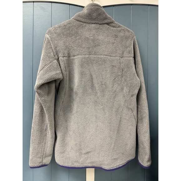 Patagonia Women’s Snap-T Pullover Gray/Purple Jacket Sweater Size Medium - Picture 5 of 5